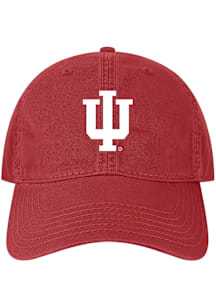 Indiana Hoosiers EZA Twill Trident Adjustable Hat - Red