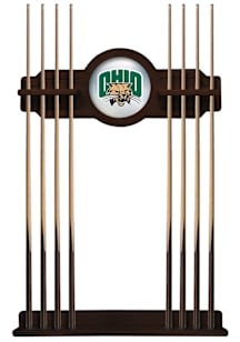 Ohio Bobcats Solid Wood Cue Rack Pool Table