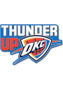Oklahoma City Thunder Souvenir Slogan Pin - Blue