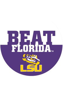 LSU Tigers 3&quot; Beat Florida Button - Purple