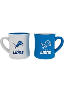 Detroit Lions 10oz  2Pk Ceramic Mug - Blue