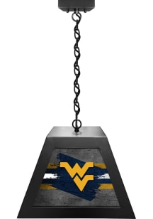 West Virginia Mountaineers Pendant Black Billiard Lamp