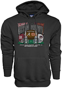 Blue 84 Auburn Tigers Mens Black Football Iron Bowl vs Alabama Long Sleeve Hoodie