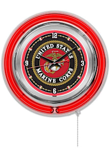 Marine Corps Double Neon Wall Clock
