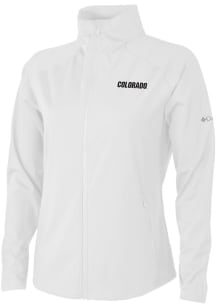 Columbia Colorado Buffaloes Womens White Fairway Friends Light Weight Jacket