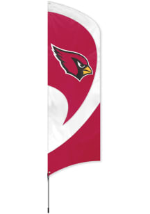 Arizona Cardinals Tall Red Silk Screen Grommet Flag