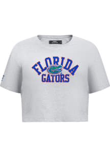 Pro Standard Florida Gators Womens Grey Classic Short Sleeve T-Shirt