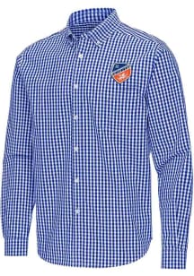 Antigua FC Cincinnati Mens Blue Ellis Long Sleeve Dress Shirt