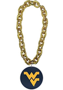 West Virginia Mountaineers Fan Chain Spirit Necklace