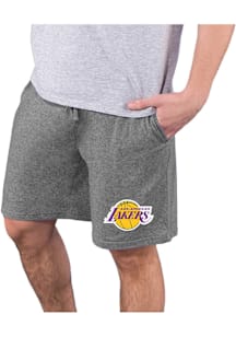 Concepts Sport Los Angeles Lakers Mens Charcoal Quest Shorts