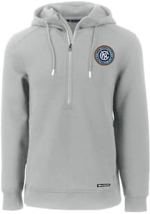 Cutter and Buck New York City FC Mens Grey Roam Hood