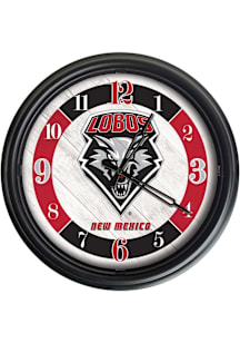 New Mexico Lobos Outdoor LED Wall Clock