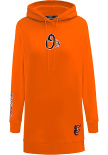 Pro Standard Baltimore Orioles Womens Orange Classic Short Sleeve Dress