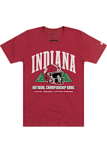 Homefield Indiana Hoosiers Crimson 2025 CFP National Championship Bound Short Sleeve T Shirt