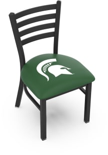 Black Michigan State Spartans Stationary Black Wrinkle Finish Pub Stool