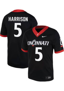 Christian Harrison Nike Mens Black Cincinnati Bearcats NIL Game Football Jersey