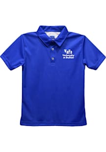 Vive La Fete Buffalo Bulls Youth Blue Team Short Sleeve Polo Shirt