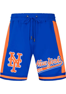 Pro Standard New York Mets Mens Blue Script Tail Shorts