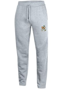 Gear for Sports Miami Hurricanes Mens Grey Big Cotton Slim Sweatpants