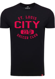 St Louis City SC Black Practice Arch Short Sleeve T Shirt