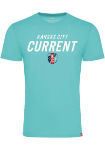 KC Current Teal Arch Logo Short Sleeve Fashion T Shirt