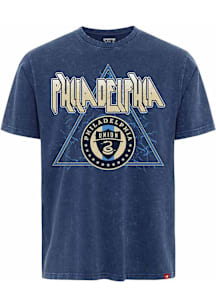 Philadelphia Union Navy Blue Logo Angus Short Sleeve Fashion T Shirt