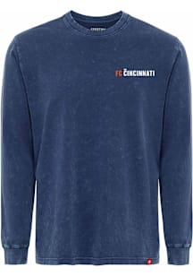 FC Cincinnati Navy Blue Peppers Bono Long Sleeve Fashion T Shirt