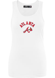 Pro Standard Atlanta Braves Womens White Classic Tank Top
