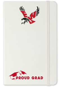 Eastern Washington Eagles Proud Grad team logo Notebook and Folder - White