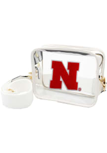 Nebraska Cornhuskers Varsity Patch Womens Clear Tote
