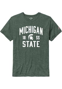 Grey Michigan State Spartans Arch Spartans Short Sleeve Fashion T Shirt