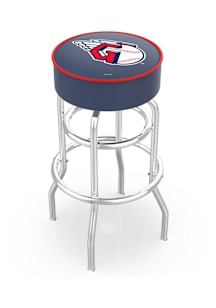 Cleveland Guardians Double-Ring Swivel Pub Stool - Silver