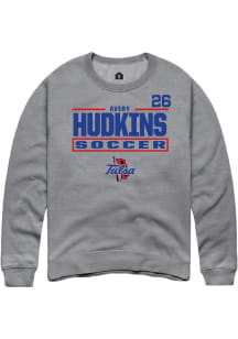 Avery Hudkins Rally Mens Graphite Tulsa Golden Hurricane NIL Stacked Box Player Crew