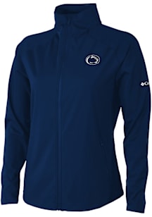 Columbia Penn State Nittany Lions Womens Navy Blue Fairway Friends Light Weight Jacket