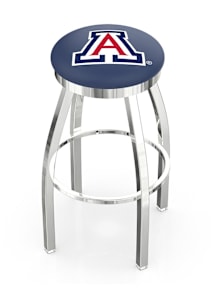Arizona Wildcats Chrome Pub Stool - Silver