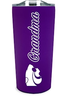 K-State Wildcats 18oz Grandma Soft Touch Stainless Steel Tumbler - Purple
