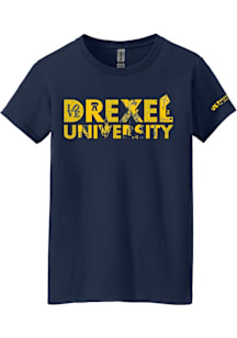 Summit Sportswear Drexel Dragons Womens Navy Blue Admitted Students Day 2018 Short Sleeve T-Shirt