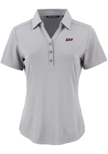 Cutter and Buck Eastern Kentucky Colonels Womens Ash Forge Eco Polo Short Sleeve Polo Shirt
