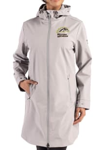 Womens Western Michigan Broncos Grey Cutter and Buck Camano Light Weight Jacket
