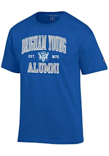 Champion BYU Cougars Blue Est Alumni Jersey Short Sleeve T Shirt