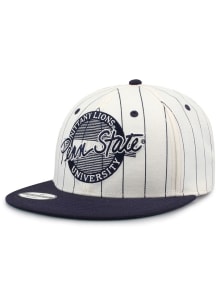 2T Pinstripe Original Retro Circle Wool Blend Penn State Nittany Lions Mens Snapback - Ivory