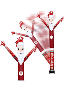 Black Indiana Hoosiers Santa team color and team logo Outdoor Inflatable