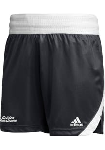 Mens Tulsa Golden Hurricane Black Adidas Golden Hurricanes Stacked Icon Squad Shorts