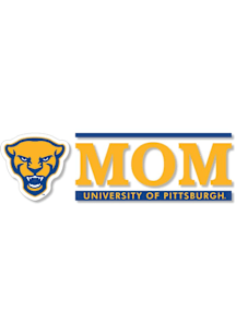 Pitt Panthers 6x2 Mom Auto Decal - Blue