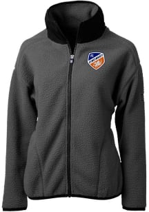 Cutter and Buck FC Cincinnati Womens Graphite Cascade Sherpa Light Weight Jacket