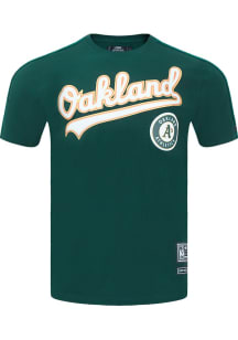 Pro Standard Oakland Athletics Green Classic Short Sleeve T Shirt