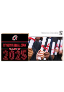 UNO Mavericks Class of 2025 unique photo frame Picture Frame - Black