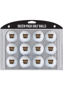 White Western Michigan Broncos Dozen Pack Golf Balls