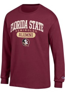 Champion Florida State Seminoles Red Pill Alumni Jersey Long Sleeve T Shirt
