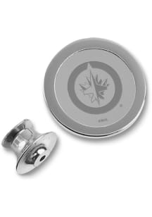 Winnipeg Jets Silver Lapel Mens Tie Tack